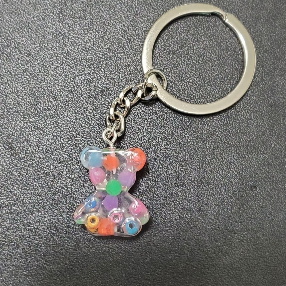 Fun gummy bear keychain